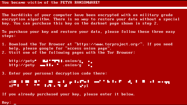 Petya-RansomNote ransomware petya