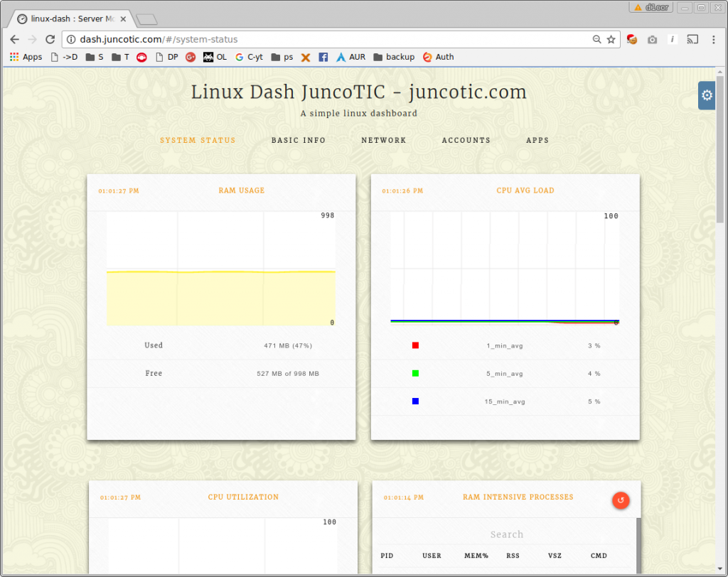 linux-dash