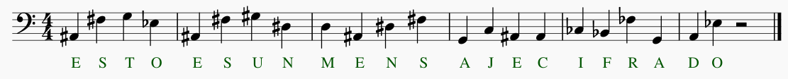 Ejemplo del Método de Michael Haydn