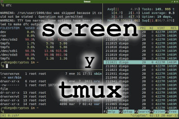 tmux y screen: Multiplexar la terminal de GNU/Linux